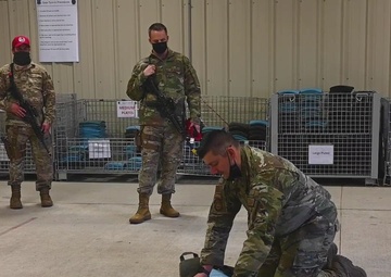 Gear issue at Field Craft Hostile (b-roll)