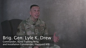 Brig. Gen. Lyle K. Drew's Visit to Minot AFB
