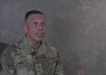 Brig. Gen. Lyle K. Drew's Visit to Minot AFB