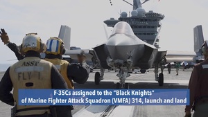 Exercise Noble Fusion USS Abraham Lincoln F-35C Operations