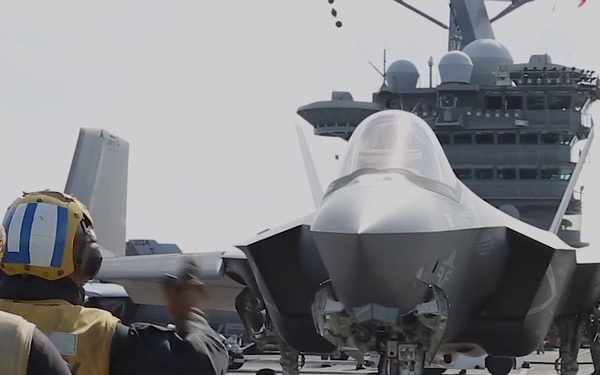 Exercise Noble Fusion USS Abraham Lincoln F-35C Operations