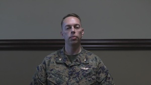 2d MAW Marine, Maj. Cory Jones, awarded Distinguished Flying Cross medal