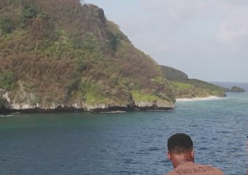 Abraham Lincoln arrives in Guam