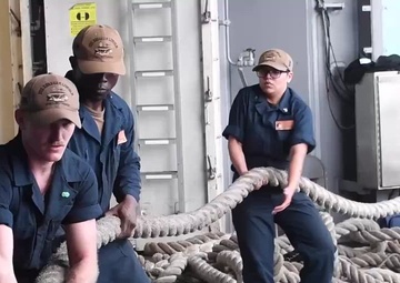 Abraham Lincoln arrives in Guam