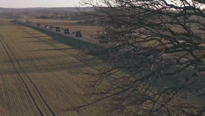 U.S. convoy crossing Suwalki Gap into Lithuania