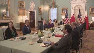 Secretary Blinken meets with Bahraini Crown Prince and Prime Minister Salman bin Hamad Al Khalifa at the Department of State