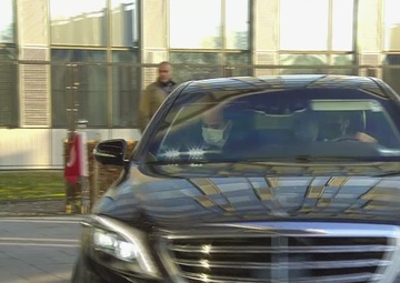 Turkish Minister of Foreign Affairs arrives at NATO HQ for the meeting of NATO Foreign Affairs Ministers