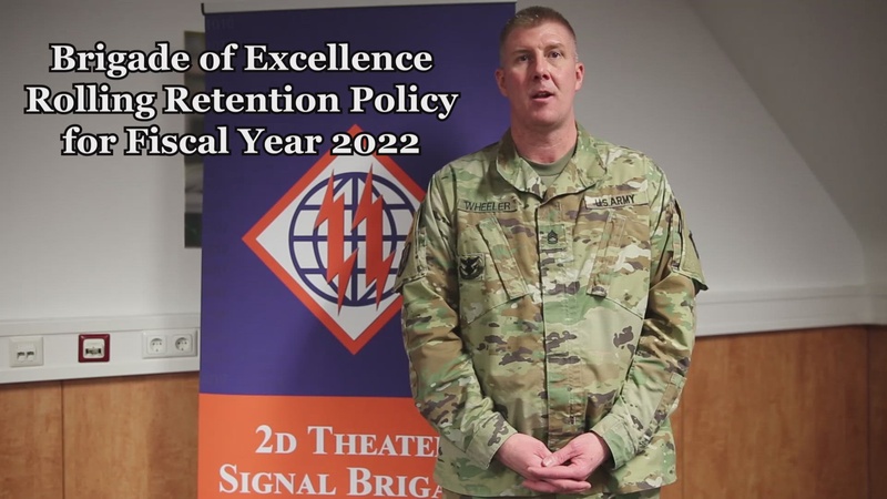 Brigade of Excellence Rolling Retention Policy Fiscal Year 2022