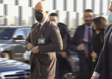 Minister of Foreign Affairs of Montenegro arrives at NATO HQ for the meeting of NATO Foreign Affairs Ministers