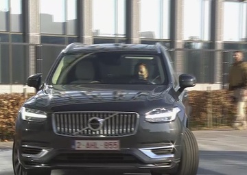 Belgian Minister of Foreign Affairs arrives at NATO HQ for the meeting of NATO Foreign Affairs Ministers