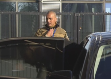 Hungarian Minister of Foreign Affairs arrives at NATO HQ for the meeting of NATO Foreign Affairs Ministers