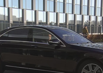 Minister of Foreign Affairs of Luxembourg arrives at NATO HQ for the meeting of NATO Foreign Affairs Ministers