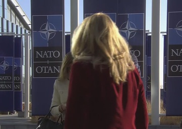 Dutch Minister of Foreign Affairs arrives at NATO HQ for the meeting of NATO Foreign Affairs Ministers