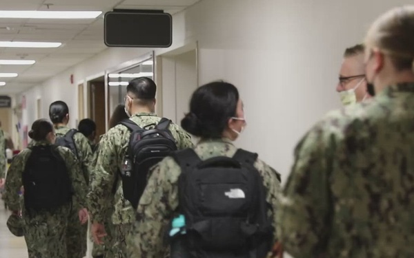 B-Roll: U.S. Navy medical team at University of Utah Health