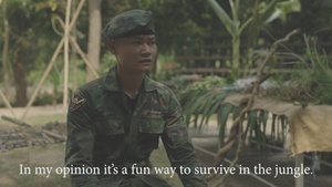 Cobra Gold 2022: Jungle Survival Training Interview (Pvt. Kamon Mtearid)