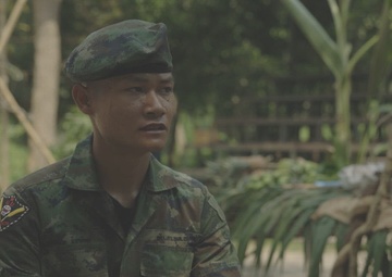 Cobra Gold 2022: Jungle Survival Training Interview (Pvt. Kamon Mtearid)