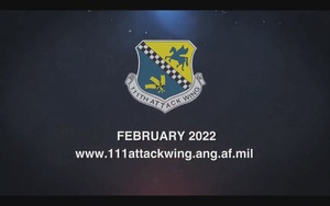 111th Attack Wing February  2022 Spotlight