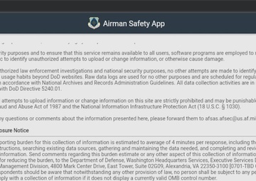Airman Safety App