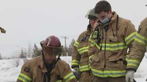 Exercise Arctic Eagle-Patriot 22 Firefighter B-Roll