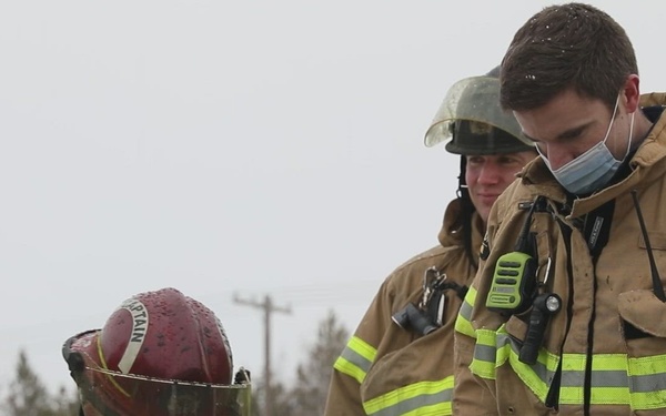 Exercise Arctic Eagle-Patriot 22 Firefighter B-Roll