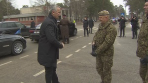 NATO Secretary General visits Ādaži Military Base