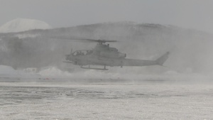 HMLA-269 re-arm and conduct flight operations in Norway