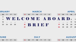 Commander's Welcome Aboard Brief at Marine Corps Base Quantico