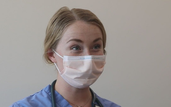 Ensign Annabelle Papai discusses her role supporting the University of Utah Hospital