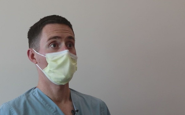 Ensign Warren Delong discusses his role supporting the University of Utah Hospital