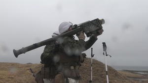 Marines fire Stinger Missiles in Norway