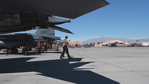 Maintainers prepare taxiway and aircraft for Red Flag 22-2