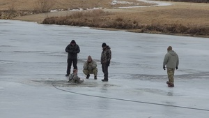 CWOC class 22-05 student completes cold-water immersion training at Fort McCoy, Part V