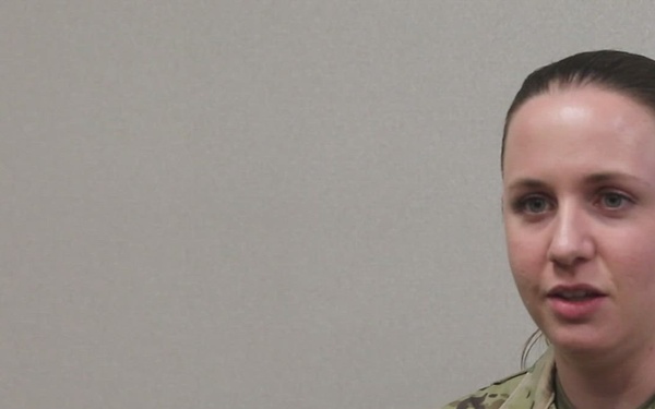 An Air Force nurse cares for patients in Oklahoma City