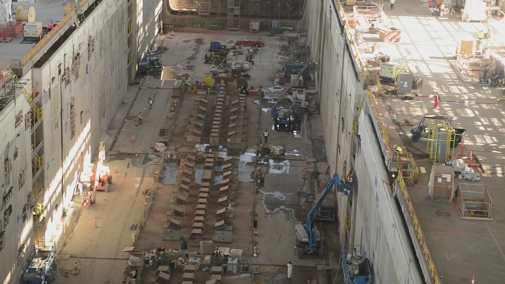 Dvids Video Trident Refit Facility Kings Bay Dry Dock Recapitalization Project Footage 0142