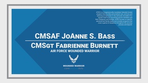 AFW2 | CMSAF JoAnne S. Bass Discusses Air Force Wounded Warrior Program