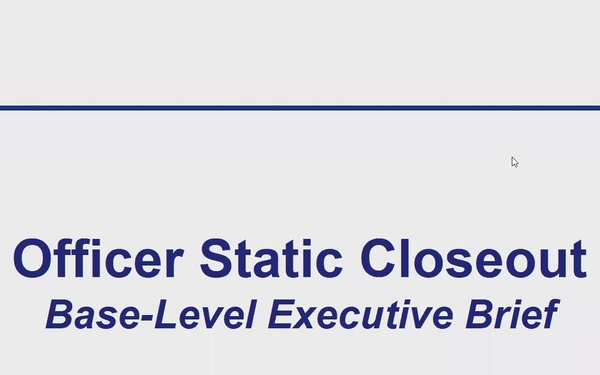 Officer SCOD Townhall for Joint Base Lewis-McChord