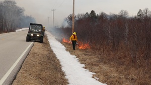 2022 prescribed burn operations at Fort McCoy, Part III