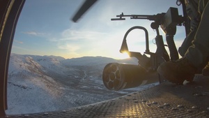 U.S. Marine attack helicopters show off their firepower during Cold Response 2022