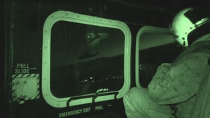 U.S. Marine attack helicopters provide aerial over watch for tactical insert