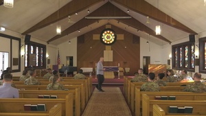 Retired CMSAF James Roy visits Airmen in EUCOM