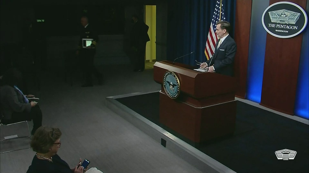 DVIDS - Video - Pentagon Press Secretary Holds Briefing