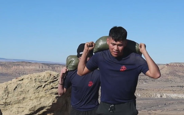 Recruiting Substation Farmington Poolees Hike in Gallup, New Mexico