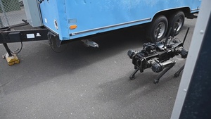 New Tech: Robot "Dog" demonstration at the 173rd Fighter Wing