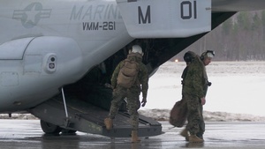 U.S. Marine Corps Commandant arrives in Bardufoss, Norway during Cold Response 2022