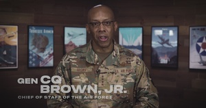 Air Force Chief of Staff Gen Brown Air Force 75th Anniversary Message