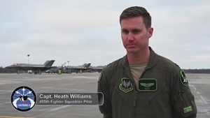495th Fighter Squadron pilot speaks about NATO’s collective defense