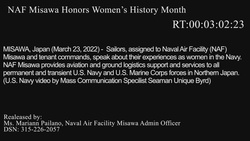 NAF Misawa Honors Women's History Month