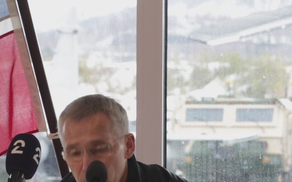 Press conference by NATO Secretary General during his visits to Exercise Cold Response (Q&amp;A)