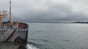 CGC Spar leaves Portland, Maine
