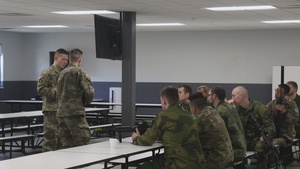 Norwegian Soldiers Train on M4 carbine rifle and M17 pistol at Camp Ripley